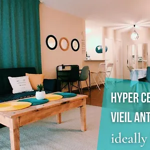 Grand Azur Avec Terrasse - Vieil Appartement